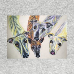 Colourful whippets T-Shirt